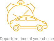 Drop Taxi is offering a departure time of your choice
